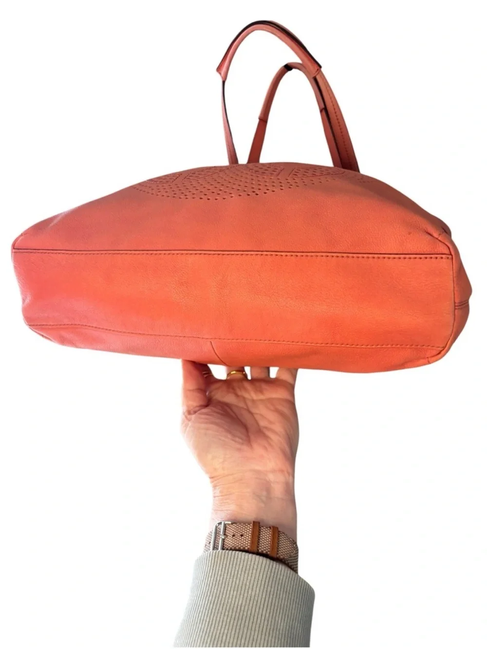 Coach Julia North South Leigh Slim Tote